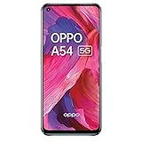 OPPO A54 5G – 4 GB RAM und 64 GB + erweiterbarer Speicher, SIM-freies Smartphone (6,5 Zoll Bildschirm, 5000 mAh Akku, 48 MP Quad-Kamera, 90 Hz Bildwiederholfrequenz) – Flüssigschwarz