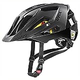 uvex quatro cc MIPS - sicherer MTB-Helm für Damen und Herren - MIPS-Sysytem - individuelle Größenanpassung - all black - 56-61 cm