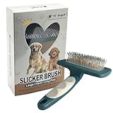 Doodle & Pudel Bürste Kamm für Grooming, Extra lange Pin große Slicker Hundebürste für Goldendoodles Hunde, für mittlere bis langhaarige Hunde, täglichen Gebrauch zu reinigen lose Fell & Schmutz-27mm