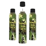 OpTacs 3er Vorteilspack Super Green Gas 400ml Airsoft Gas für Softair Gewehr und Pistole Softair Gas GBB Waffen Silikonöl CO2 Kartusche Maximale Power