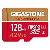 [5 Jahre kostenlose Datenwiederherstellung] GIGASTONE 128GB Micro SD Speicherkarte, 4K Kamera Pro, bis zu 100/50 MB/s, für Gopro insta360 DJI, A2 V30