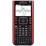 Texas Instruments TI-Nspire CX II-T CAS Graphikrechner (800 Funktionen, farbige Darstellung, 3D Anzeige) Schwarz Rot