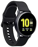 Samsung Galaxy Watch Active2, Fitnesstracker aus Aluminium, großes Display, ausdauernder Akku, wassergeschützt, 40 mm, Bluetooth, Schwarz