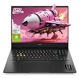 HP Omen Gaming Laptop, Intel Core i9-13900HX, 32 GB DDR5 RAM, 1 TB SSD, 16" WQXGA Display, NVIDIA GeForce RTX 4070, QWERTZ Tastatur, Windows 11 Home, Schwarz