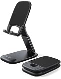 Lamicall Handy Ständer Verstellbare, Handy Halterung - Faltbarer Handyhalterung, Halter für iPhone 16 15 14 Pro Max Plus, 13 12 Pro Max Mini, 11 Pro, Xs Max, X, 8, 7, SE, Samsung S24 S23, Smartphone