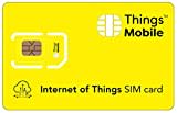 SIM-Karte für OBJETS INTERNET – Things Mobile – Weltweite Abdeckung, Netzwerk mit mehreren Netzbetreibern GSM/2G/3G/4G LTE, ohne Festkosten, ohne Fälligkeit mit wettbewerbsfähigen Tarifen. 10 €