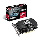 ASUS Phoenix Radeon RX 550 EVO 4GB Gaming Grafikkarte ( GDDR5, PCIe 3.0, 1x DVI, 1x HDMI 2.0b, 1x DisplayPort 1.4, PH-RX550-4G-EVO)