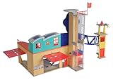 Simba 109251059 - Feuerwehrmann Sam Mega Feuerwehrstation XXL große Feuerwehrwache inklusive Sam Spielfigur, mit Licht, Sound und Funkgerät, für Kinder ab 3 Jahren[Exklusiv bei Amazon]