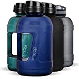 720°DGREE Fitness Trinkflasche mit Griff “uberBottle Jug“ - 2300ml - BPA-Frei, Auslaufsicher - Große XXL Wasserflasche für Sport, Gym, Workout, Training - Fitnessflasche, Sportflasche, Gymflasche