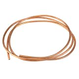 2M Kupferrohr, AD 6 mm x ID 4 mm, weiches Kupferrohr für Generatoren, Sammelschienen, Kabel, Schaltanlagen, Transformatoren und andere elektrische Geräte, T2-Kupfer