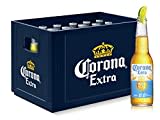 Corona Cero 0,0% Alkoholfrei Lager Flaschenbier, MEHRWEG (24 x 0.355 l) im Kasten, Internationales alkoholfreies Bier mit 100% natürlichen Zutaten, 24er Kiste