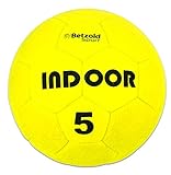 Betzold Sport - Indoor-Fußball, Hallenfußball, Größe 5 (Umfang 68-70 cm), 410-450 g, hochwertigem Nadelfilz - Trainingsfußball Hallenball Ball Training Fußballtraining