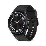 Samsung Galaxy Watch6 Classic Smartwatch, Gesundheitsfunktionen, Fitness Tracker, Schnell ladender Akku, LTE Smartwatch, 43 mm, Schwarz, Inkl. 36 Monate Herstellergarantie [Exklusiv bei Amazon]