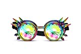 AFUT Kaleidoskop-Brille – Cyber-Kristall-Prisma, Steampunk, Regenbogen-Gläser für Halloween-Brillen Gr. Stil 2, Dazzle Color #2