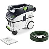 Festool Absaugmobil CTL 26 E CLEANTEC (mit Hauptfilter, SELFCLEAN Filtersack, Saugschlauch glatt Ø 27/32 x 3,5 m)