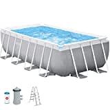 Intex 4M X 2M X 1.22M Prism Frame Rectangular Pool Set