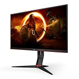 AOC Gaming 27G2SP - 27 Zoll FHD Monitor, 165 Hz, 1 ms, FreeSync Premium (1920x1080, VGA, HDMI, DisplayPort) schwarz/rot