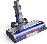 Nekuma Hartboden-Aufsätze für Dyson V6 Staubsauger mit LED-Lichtern, Bürstenmotor-Kopf Ersatzteile für DC59 DC61 DC62 DC74