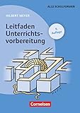 Praxisbuch Meyer: Leitfaden Unterrichtsvorbereitung (10. Auflage) - Buch