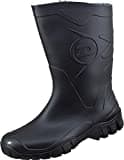 Dunlop 508/S PVC Stiefel Dee Halbhoch Schwarz (37, Gummistiefel)