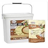 Quiko Rusk 5Kg - Spezialfutterzusatz zum Anfeuchten von Eifutter, Aufzuchtfutter und Weichfutter für Ziervögel