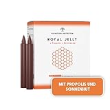 Gelée Royale Pur mit Propolis, Vitamin C und Echinacea. 30 Ampullen 2000 MG. Reduziert Müdigkeit und andere Symptome, erhöht Energie, Vitalität und stärkt den Stoffwechsel.N2 Natural Nutrition