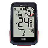 SIGMA SPORT ROX 4.0 Black | Fahrradcomputer kabellos GPS & Navigation inkl. Halterung | Outdoor mit Höhenmessung