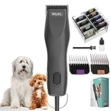 Moser Max 50 Hundeschermaschine mit Aufsteckkamm Set - vibrationsarme & leichte Schermaschine - leistungsstarke Haarschneidemaschine - Trimmer für Hunde, Katzen & Pfoten