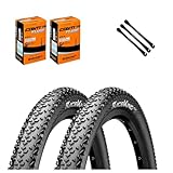 2er Set Continental Reifen Race King 29 Zoll (55-622) auswählbar mit Schläuchen + 3 MSZweirad Metall Reifenheber (29 x 2,20 Zoll (55-622), mit SV Schläuchen)