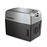 DOMETIC TropiCool TC 35FL - tragbare elektrische Kühlbox/Heizbox, 33 Liter, 12/24 V DC und 220 - 240 V AC für Auto, Lkw, Boot, Reisemobil und Steckdose, Dunkelgrau/Hellgrau