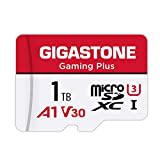 GIGASTONE 1TB Gaming-Plus-Serie-Speicherkarte, Geschwindigkeit bis zu 150/120 MB/s, für Switch, Steam Deck, Spielekonsole, 4K Video A1 V30 U3 MicroSDXC mit SD-Adapter