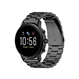 Chofit Metallbänder, kompatibel mit Fossil GEN 6/Gen 5E, Edelstahl-Ersatzbänder, Business-Armband für GEN 6/Gen 5E Smartwatch (22 mm, schwarz)