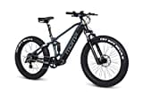 moma bikes Elektrische MTB Fatbike, E-Fat 26 "PRO, Shimano Altus 8 Gänge, Hydraulische Scheibenbremsen, Batterie Ion Lithium integriert und abnehmbar 48V 13Ah