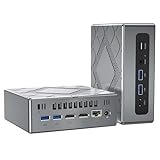 NiPoGi CK10 Mini PC Ιntel Core i5-12450H(Besser als 11390H,8C/12T, bis zu 4,4GHz) Mini Computer 32GB RAM(Dual Channel,3200MHz) 512GB M.2 NVMe SSD,4K UHD/HDMI+VGA Triple Display/WiFi6/BT5.2/Type C/RJ45