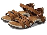 Teva Damen Tirra Leather Womens Sandale, Honey Brown, 42 EU