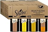 Sheba Katzennassfutter Selection in Sauce, 72 Portionsbeutel, 72x85g (1 Großpackung) – Katzenfutter nass, Geflügel Variation mit Ente, Huhn, Geflügel und Truthahn