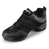 Padgene Damen Jazz Schuhe Tanzschuhe Damen Mode Mesh Lace Up Schuh Freizeit Training Sneaker Sport Outdoorschuhe Laufschuhe Modern Tanz Jazz Tango Gymnastik Schuhe