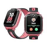 imoo Watch Phone Z1 Kinder-Smartwatch, 4G Kinder-Smartwatch-Telefon mit langanhaltendem Video-und Telefonanruf, Kinder-GPS-Uhr mit Echtzeit-Ortung und Wasserdichtigkeit IPX8 (Rosa)