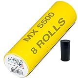 MX 5500 Etiketten 1 Pack (8 Rolls) gelb