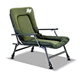 Lucx® Angelstuhl + Transporttasche Karpfenstuhl Carp Chair + Bag Gartenstuhl Camping Stuhl Trage-Tasche 'Like a Hobo'