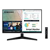 Samsung M5 Smart Monitor S32AM501NU, 32 Zoll, VA-Panel, Bildschirm mit Lautsprechern, FHD-Auflösung, Bildwiederholrate 60 Hz, Randlos, Smart TV Apps mit Fernbedienung, Auto Source Switch Plus, Weiß