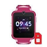 Vodafone TCL Movetime Watch MT42X mit Videoanrufs- & SOS-Funktion, Aktivitätstracker, inkl. Displayschutzglas, SIM-Karte & 50€ Amazon-Gutschein (nach Registrierung) 4G, IP65 - Pink