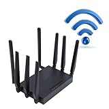 Bewinner 4g Router SIM-Karte, Dualband WiFi6 1000 Mbit/s 4G Router, 4G Modem WLAN Router mit 8 Antennen, Mehrfachfreigabe für Smarthome Office Indoor