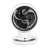 Iris Ohyama Woozoo, 54㎡, Ventilator, Weiß, 10 Geschwindigkeiten, Fernsteuerung, Oszillierend, leise, Table Fan, Tischventilator, Lüfter, Bodenventilator, Standventilator, Portable, DC Jet, PCF-SDC18T