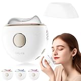 EMS Gua Sha Elektrisch, ANLAN Gesichtsmassagegerät Gegen Falten Blau Violett Rotlichtlampe Gesicht Kalt Wärme Massagegerät Gesicht 3 Intensitätsstufen Face Massager Anti Aging