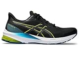 ASICS Herren GT-1000 12 Sneaker, Black/Bright Yellow, 44 EU