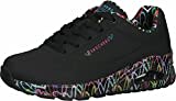 Skechers Damen Uno Loving Love sneakers, Schwarz, 39 EU