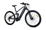 moma bikes Elektrofahrrad EMTB 29" PRO Zentraler Motor, Vollfederung, Shimano 8 Gänge und hydraulische Scheibenbremsen, Integrierter Lithium-Ionen-Akku 48V 13Ah