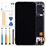 LADYSON Bildschirm Ersatz für Samsung Galaxy A40 A405 SM-A405F A405F/DS A405FD A405A LCD Display Reparatur Teile Montage Touch Sensor Digitizer Glaslinse Kit (Schwarz mit Rahmen)