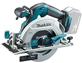 Makita DHS680ZJ 18 V Lithium bürstenlose Kreissäge, 165 mm blank, inkl. MakPac DHS680Z, blau